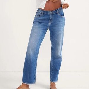 Maternity Hatch Classic Blue Women's Jeans- Boyfriend style